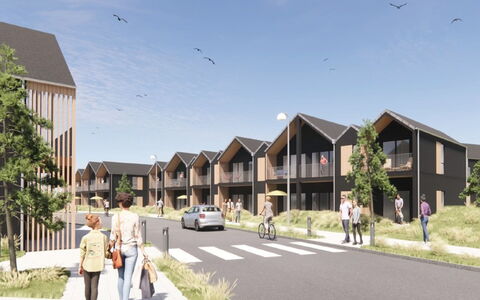 Otis - 400M from the Sea: Quartier, Zone Résidentielle, Banlieue