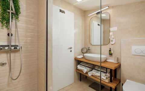 Valera Vita Forest: Salle De Bains, Sol, Design Intérieur, Luminaire Plomberie, Mur, Sol, Lavabo, Bois, Évier, Robinet