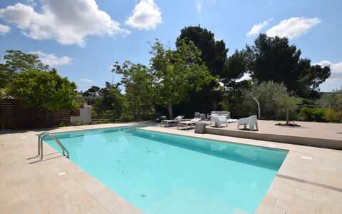 La Dimora di Diana: Piscine, Ombre, Composite, Mobilier De Jardin, Recours, Béton, Loisir, Caractéristique De L'Eau, Aménagement Paysager, Dalle