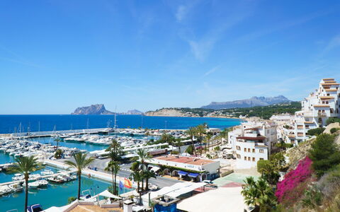 Sol Moraira: Marina, Cotiers Et Relief Océaniques, Bateau, Mer, Côte, Port, Navire, Recours, Port, Ville Resort