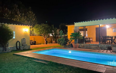 Sunrise: Bleu, Piscine, Composite, Ombre, Recours, Biens, Hacienda, Villa, Centre De Loisirs
