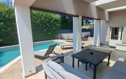 A.e.m: Bleu, Piscine, Composite, Ombre, Recours, Biens, Hacienda, Villa, Centre De Loisirs