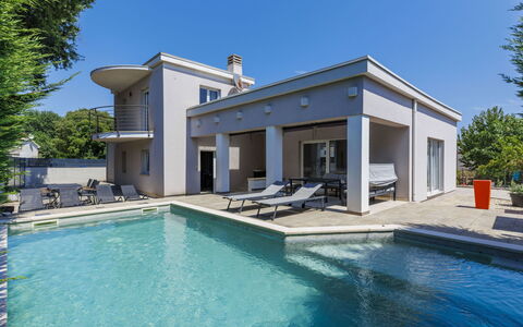 A.e.m: Bleu, Zone Résidentielle, Domicile, Piscine, Biens, Manoir, Villa, Ombre, Conception, Hacienda