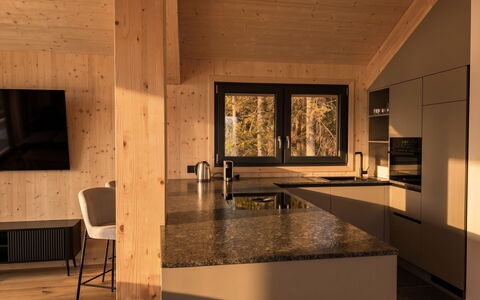 02 Nth055 18F Sup Chalet mit Sauna und Hot Tub 2 e: Bois, Sol, Design Intérieur, Plafond, Sol, Pièce, Cuisine, Luminaire, Dur, Parquet