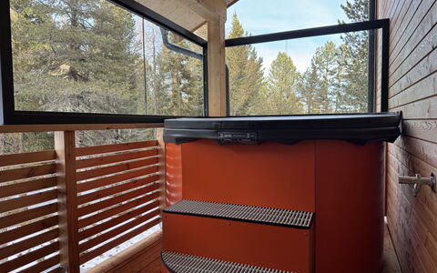 02 Nth054 18E Sup Chalet mit Sauna und Hot Tub 2 e: Maison, Arbuste, Domicile, Zone Résidentielle, Biens, Chalet, Hacienda, Cour, Ombre, Pelouse