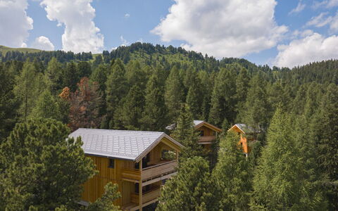 02 Nth052 18C Sup Chalet mit Sauna und Hot Tub 2 e: Maison, Arbuste, Domicile, Zone Résidentielle, Biens, Chalet, Hacienda, Cour, Ombre, Pelouse