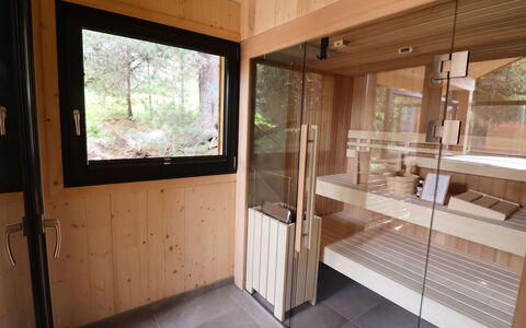 02 Nth053 18D Sup Chalet mit Sauna und Hot Tub 2 e: Bâtiment, Maison, Fenêtre, Domicile, Toit, Zone Résidentielle, Arbuste, Chalet, Lot Terre