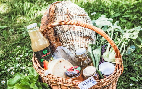 U Šenkýře Mikeše: Panier, Pique-Nique, Panier Pique-Nique, Osier, Aliments, Fruit, Produire, Aliments Naturels, Entraver