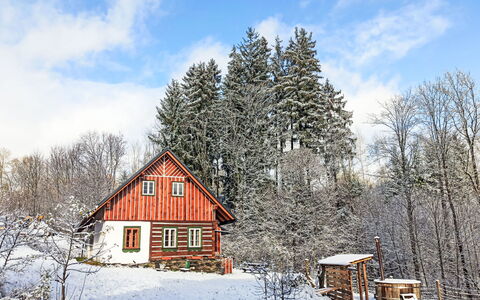 U Kazíků: Arbre, Maison, Bois, Domicile, Chalet, L'Hiver, Toit, Neige, Zone Rurale, Gelé
