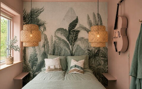 Bine - 200M from the Sea: Design Intérieur, Chambre, Literie, Drap De Lit, Oreiller, Linge, Lit, Throw Pillow, Coussin, Matériau Naturel