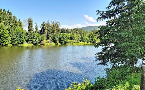 Klaffer am Hochficht 1: Ressources En Eau, L'Eau, Plan D'Eau, Arbre, Vert, La Nature, Environnement Naturel, Paysage Naturel, Cours D'Eau, Banque