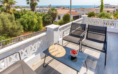 Alondras: Bleu, Balcon, Balustrade, Appartement, Clôture, Mer, Recours, Condominium, Piscine, Hôtel
