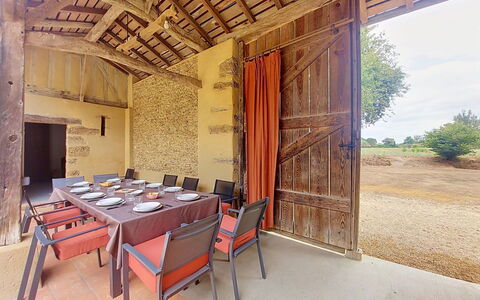 La Ferme de Bordenave: Bleu, Balcon, Balustrade, Appartement, Clôture, Mer, Recours, Condominium, Piscine, Hôtel