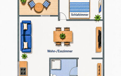 Logement:&nbsp;Küstenblick 201.3