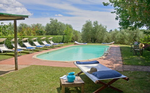 Villa Gioli: Piscine, Mobilier De Jardin, Meubles, Recours, Biens, Ombre, Jardin, Balancelle, Aménagement Paysager, Hacienda