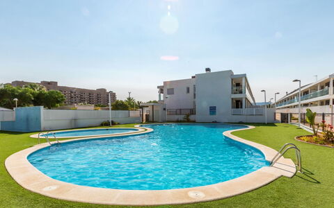 Sol Y Mar i: Bleu, Piscine, Recours, Appartement, Condominium, Thermes, Hôtel, Loisir, Ombre, Centre De Loisirs
