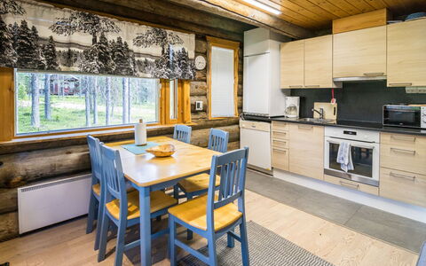 Nelostupa B: Bois, Plafond, Domicile, Chalet, Cuisine, Pièce, Cabane En Rondins, Comptoir, Tache De Bois, Dur