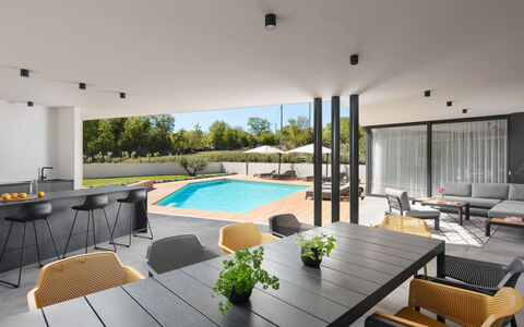 Villa H2: Design Intérieur, Meubles, Piscine, Sol, Domicile, Sol, Mobilier De Jardin, Chaise, Ombre, Recours