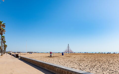 Mare Nostrum: Ciel, Bleu, Jour, Horizon, Plage, Le Sable, Rive, Côte, Passerelle, Vacances