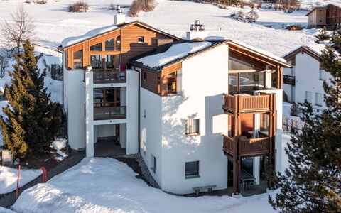 Casa Collina 5I-02: Maison, Neige, Domicile, L'Hiver, Gelé, Pente, Chalet, Balcon, Village De Montagne, Calotte Glaciaire