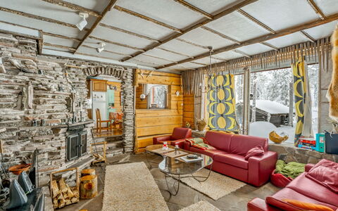 Kivalikkolampi: Bois, Meubles, Domicile, L'Hiver, Pièce, Cabane En Rondins, Plafond, Chalet, Gelé, Salon