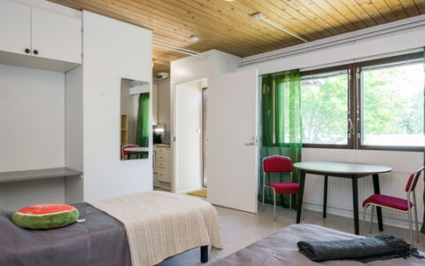Heinävesi Homes D2: Meubles, Design Intérieur, Sol, Sol, Lit, Chambre, Mur, Plafond, Pièce, Bois