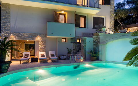 Villa Dolphin 10: Bleu, Piscine, Recours, Zone Résidentielle, Domicile, Eco Hôtel, Biens, Thermes, Hôtel, Villa