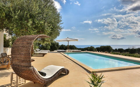 Villa Pajare Francesi 8+2: Bleu, Meubles, Ombre, Mobilier De Jardin, Recours, Mer, Chaise, Tropiques, Côte, Eco Hôtel