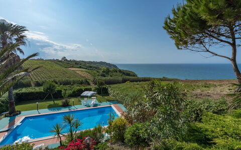 Ripari di Giobbe 6+2: Bleu, Recours, Mer, Piscine, Océan, Côte, Eco Hôtel, Loisir, Tropiques