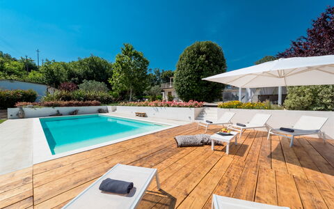 Casa Angela 6: Piscine, Recours, Jardin, Mobilier De Jardin, Eco Hôtel, Aménagement Paysager, Caractéristique De L'Eau, Parapluie, Ombre, Conception