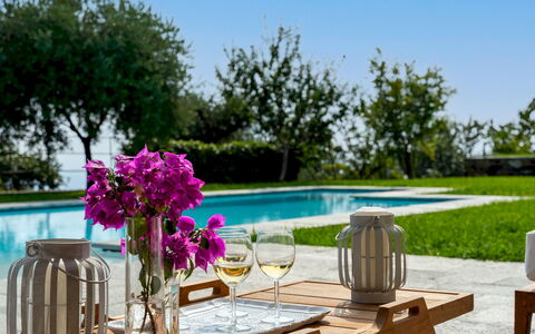 Villa Scirocco 10+2: Meubles, Mobilier De Jardin, Table, Chaise, Jardin, Tableau De Plein Air, Pot De Fleur, Patio, Recours