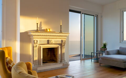 Villa Scirocco 10+2: Meubles, Design Intérieur, Sol, Sol, Bois, Éclairage, Domicile, Salon, Parquet, Pièce