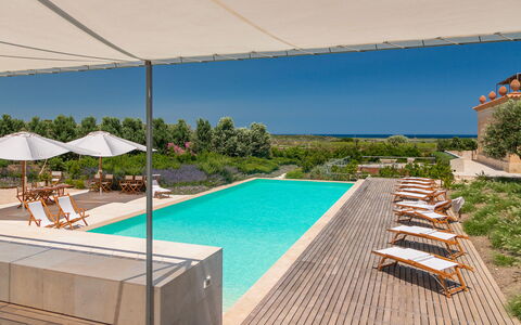 Villa Passo degli Aironi 12: Piscine, Recours, Composite, Mobilier De Jardin, Biens, Eco Hôtel, Hacienda, Aménagement Paysager, Villa, Ombre