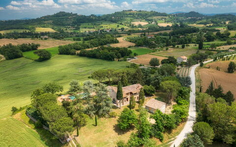 Fonte Pinella 8: Arbre, Paysage, Zone Résidentielle, Maison, Vue Du Ciel, Plaine, Zone Rurale, Lot Terre, Domicile, Biens
