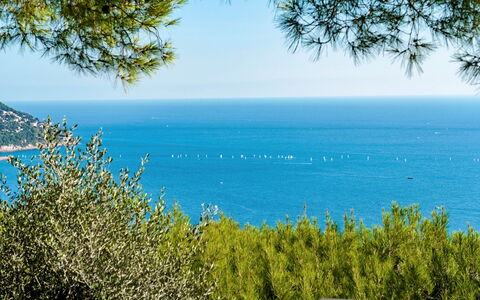 Villa nel Blu 8: Bleu, L'Eau, Vert, Feuille, Végétation, Mer, Horizon, Cotiers Et Relief Océaniques, Océan, Côte