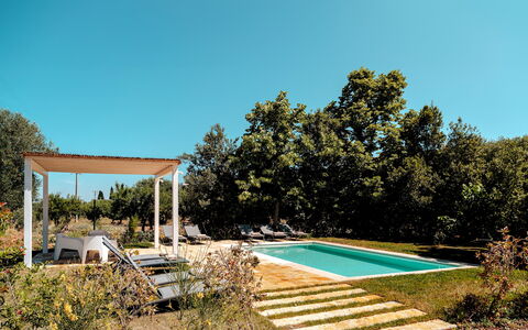 Masseria Profilo 8: Mobilier De Jardin, Meubles, Chaise, Ombre, Piscine, Arrière-Cour, Jardin, Recours, Structure En Plein Air, Eco Hôtel