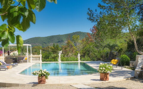 Villa Laconella 8+4: Piscine, Loisir, Recours, Hacienda, Biens, Eco Hôtel, Vacances, Dalle, Ombre, Pot De Fleur