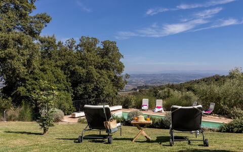 Villa Bel Panorama 8: Paysage, Meubles, Mobilier De Jardin, Lot Terre, Chaise, Loisir, Prairie, Pelouse, Chaise Pliante, Tableau De Plein Air