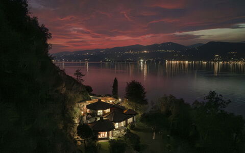 Villa Eden 8: La Nature, Nuit, Paysage, Crépuscule, Soirée, Minuit, Lac, Réflexion, Éclairage Paysager