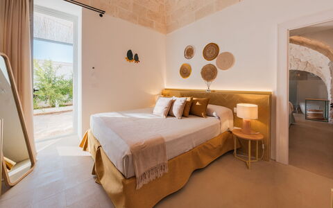 Opuntia Trulli e Lamie 10: Mur, Appartement, Chambre, Hôtel, Literie, Villa, Lit