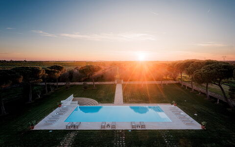 Masseria Samali 14+4: Loisir, Crépuscule, Piscine, Soirée, Parc, Symétrie, Lever Du Soleil, Le Coucher Du Soleil, Passerelle