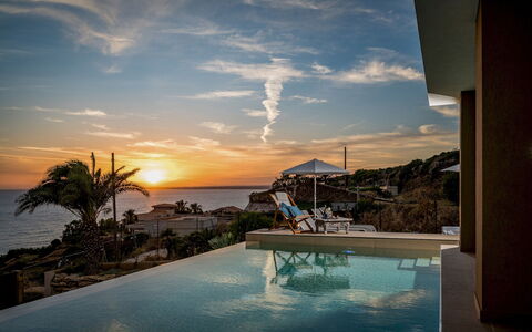 Villa Mulberry 10: Bleu, L'Eau, Piscine, Cotiers Et Relief Océaniques, Mer, Recours, Côte, Crépuscule, Océan, Soirée