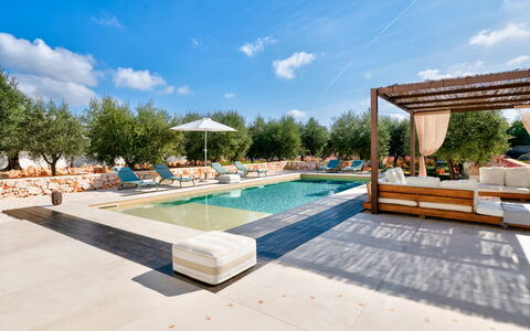 Kapoka 6: Piscine, Recours, Mobilier De Jardin, Loisir, Ombre, Balancelle, Parapluie, Eco Hôtel, Conception, Ville Resort