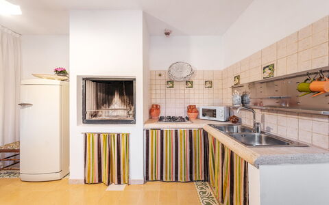 Villa dei Glicini 8+2: Design Intérieur, Sol, Cuisine, Appareil De Cuisine, Bois, Principaux Appliance, Sol, Plafond, Comptoir, Pièce