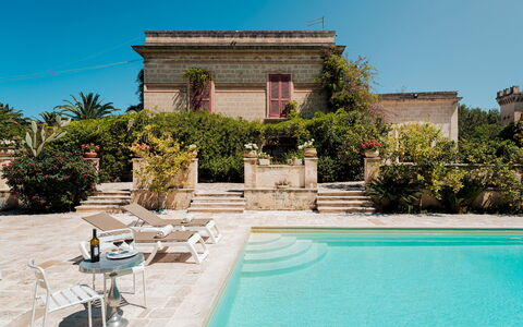 Villa dei Glicini 8+2: Hacienda, Biens, Jardin, Aménagement Paysager, Villa, Piscine, Manoir, Recours, Eco Hôtel