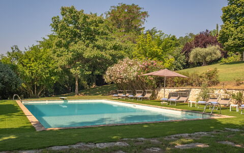 Dolce Collina 10: Arbre, Piscine, Été, Arbuste, Jardin, Loisir, Ombre, Biens, Pelouse, Aménagement Paysager