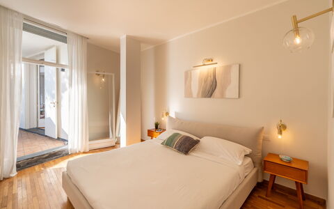 Casa Chiara 6+2: Lit, Meubles, Design Intérieur, Sol, Sol, Chambre, Mur, Parquet, Drap De Lit, Bois