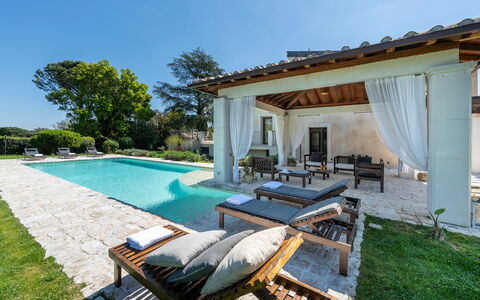 Villa Corte Sant'Anna 6+2: Piscine, Meubles, Recours, Mobilier De Jardin, Domicile, Biens, Caractéristique De L'Eau, Ombre, Hacienda, Villa
