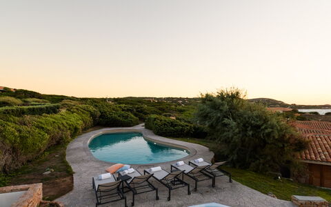 Villa Portobello 10+2: Bleu, Paysage, Piscine, Crépuscule, Mobilier De Jardin, Soirée, Lever Du Soleil, Le Coucher Du Soleil, Eco Hôtel