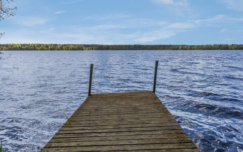Niinimökki: Bleu, L'Eau, Plan D'Eau, Ressources En Eau, Bois, Horizon, Paysage Naturel, Voie Navigable, Jetée